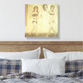 Vrouwen in bikinis canvas afdruk (Insitu (Slaapkamer))