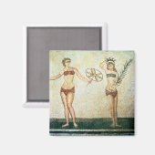 Vrouwen in bikinis magneet (Voorkant / Achterkant)
