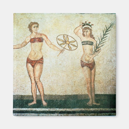 Vrouwen in bikinis magneet (Voorkant)