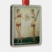 Vrouwen in bikinis metalen ornament (Rechts)