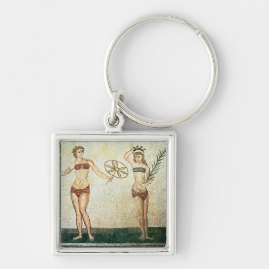 Vrouwen in bikinis sleutelhanger (Voorkant)