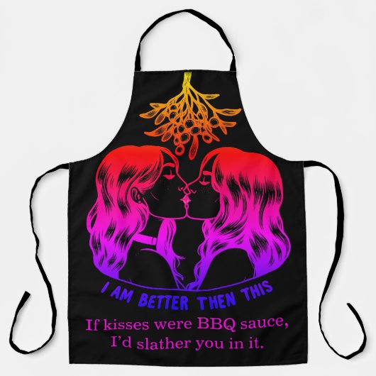 Vrouwen in chique schorten op een barbecue (Voorkant)