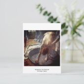 Vrouwen in de Bathtub door Edgar Degas Briefkaart (Staand voorkant)