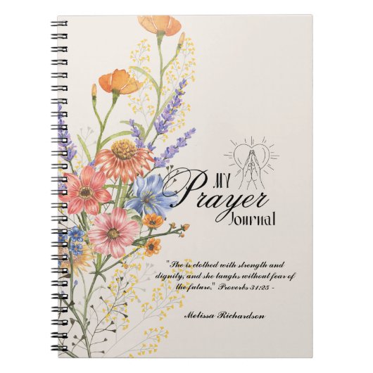 Vrouwen in de bediening Pastors Vrouw Gebed Journa Notitieboek (Voorkant)