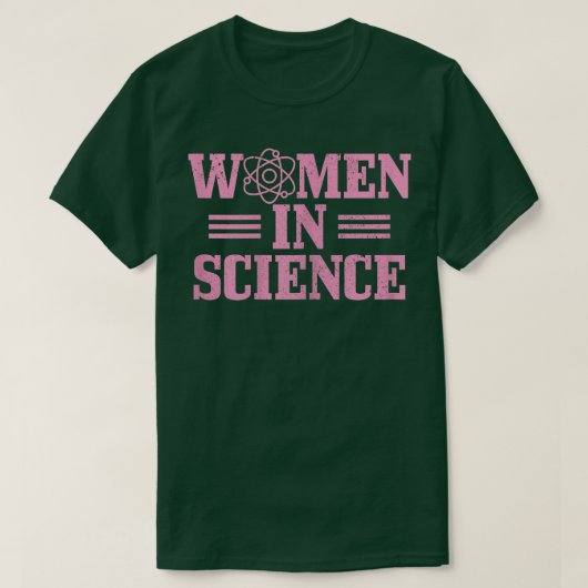 Vrouwen in de biologie van de exacte wetenschappen t-shirt (Design voorkant)