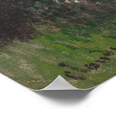 Vrouwen in de bloemen Monet 1875 Poster (Hoek)