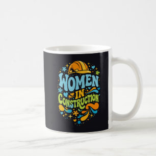 Vrouwen in de Bouw Retro Empowerment Koffiemok