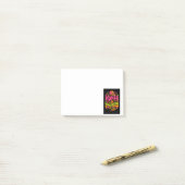 Vrouwen in de bouw Retro empowerment Post-it® Notes (Op bureau)