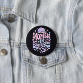 Vrouwen in de Bouw Retro Empowerment Ronde Button 7,6 Cm (In situ)