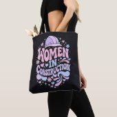 Vrouwen in de Bouw Retro Empowerment Tote Bag (Dichtbij)