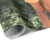 Vrouwen in de buurt van bomen cadeaupapier (Rol Hoek)