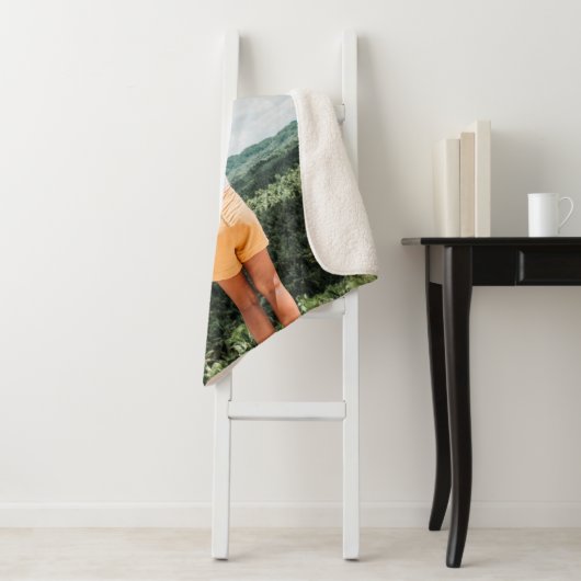 Vrouwen in de buurt van bomen sherpa deken (In situ)