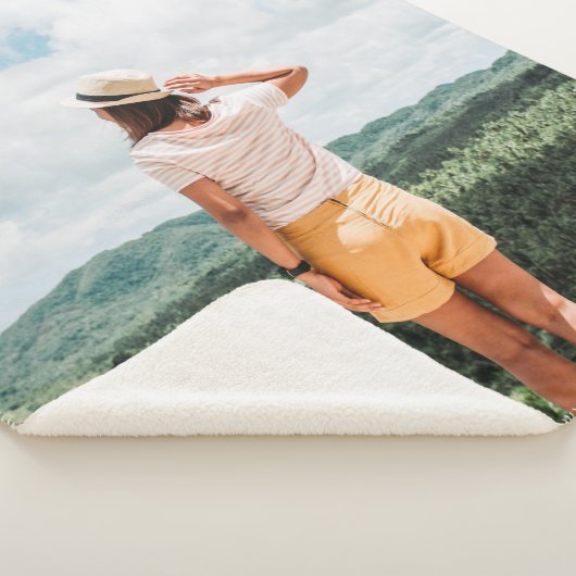 Vrouwen in de buurt van bomen sherpa deken (3/4)