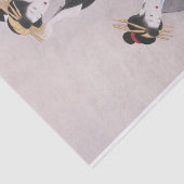 Vrouwen in de demimonde van Yamaguchi Soken Tissuepapier (Detail)