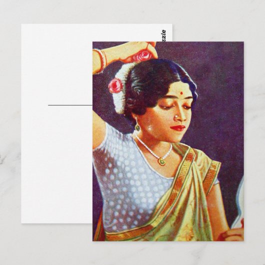  vrouwen in de detailhandel India Briefkaart (Voorkant / Achterkant)