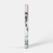 Vrouwen in de Eiffeltoren in Parijs Samsung Galaxy Hoesje (Rechterkant)