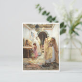 Vrouwen in de fontein door Arthur Bridgman Briefkaart (Staand voorkant)