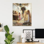 Vrouwen in de fontein poster (Thuiskantoor)