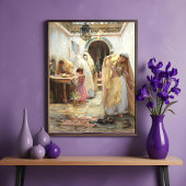 Vrouwen in de fontein poster