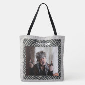 Vrouwen in de geschiedenis maken altijd Canvas tas (Achterkant)