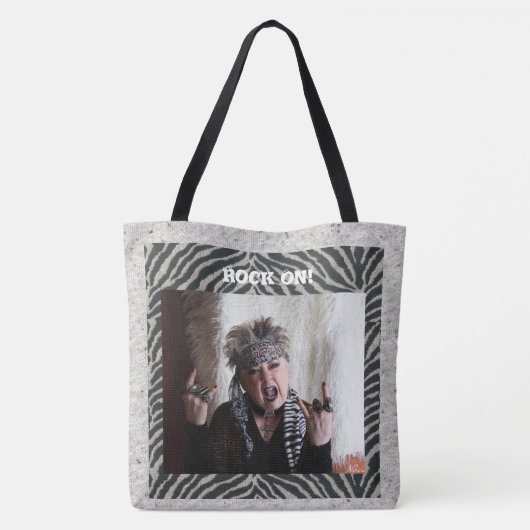 Vrouwen in de geschiedenis maken altijd Canvas tas (Achterkant)