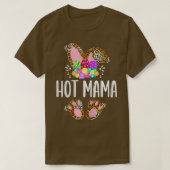 Vrouwen in de hotmamma Bunny Matching Family Leopa T-shirt (Design voorkant)