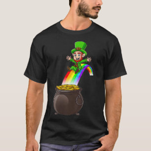 Vrouwen in de Ierse patricks dag leprechaun Pot of T-shirt