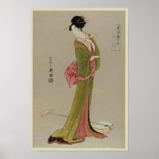 Vrouwen in de Kimono Japanse  Kunst Poster