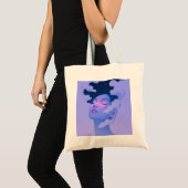 vrouwen in de lucht boodschappentas tote bag (Voorkant (product))