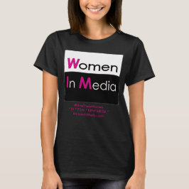Vrouwen in de media T-shirt zwart