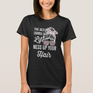 Vrouwen in de motorfiets De beste dingen in het le T-shirt