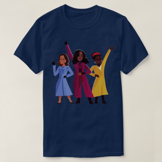 Vrouwen in de nasleep t-shirt (Design voorkant)