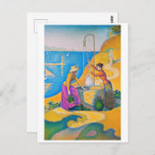 Vrouwen in de Nou, Signac Briefkaart (Voorkant / Achterkant)