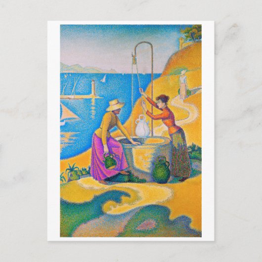 Vrouwen in de Nou, Signac Briefkaart (Voorkant)