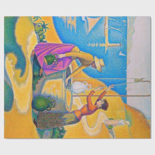 Vrouwen in de Nou, Signac Cadeaupapier (Vlak)