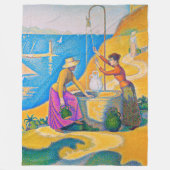 Vrouwen in de Nou, Signac Fleece Deken (Voorkant)