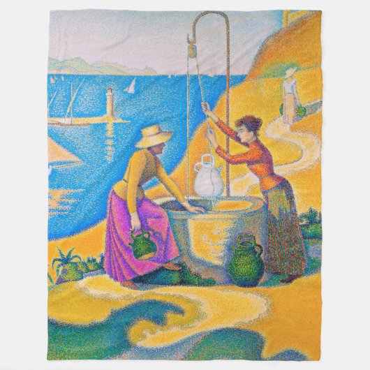 Vrouwen in de Nou, Signac Fleece Deken (Voorkant)