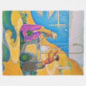 Vrouwen in de Nou, Signac Fleece Deken (Voorkant (Horizontaal))