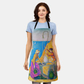 Vrouwen in de Nou, Signac Schort (Gedragen)