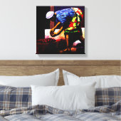 vrouwen in de put, MOJISOLA A GBADAMOSI OKUBULE Canvas Afdruk (Insitu (Slaapkamer))