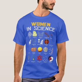 Vrouwen in de schimmelwereld, biologie, natuurkund t-shirt