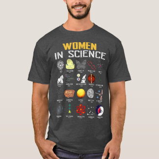 Vrouwen in de schimmelwereld, biologie, natuurkund t-shirt