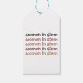 Vrouwen in de Steministisch Steministisch Stem Afs Cadeaulabel (Voorkant)