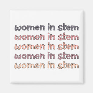 Vrouwen in de Steministische Steminist Stem Afstud Magneet