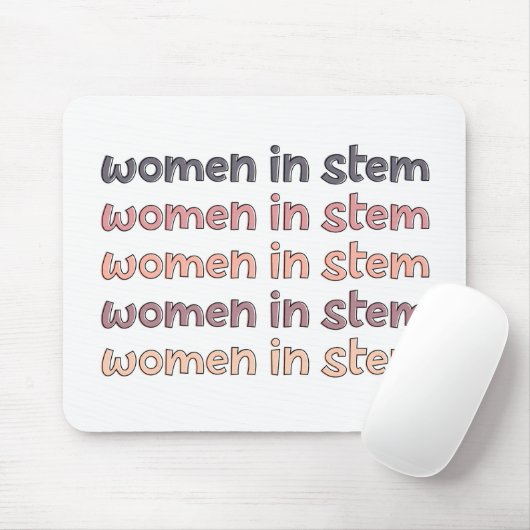 Vrouwen in de Steministische Steminist Stem Afstud Muismat (Met muis)