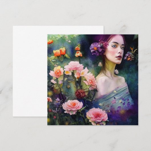 Vrouwen in de tuin 4 (Voorkant / Achterkant)