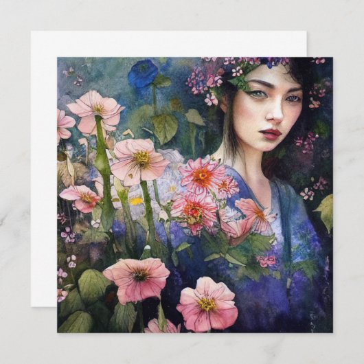 Vrouwen in de tuin 5 (Voorkant / Achterkant)