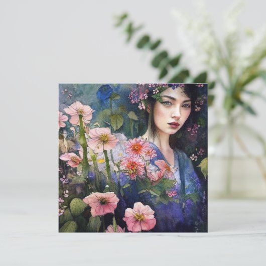 Vrouwen in de tuin 5 (Staand voorkant)