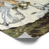 Vrouwen in de tuin door Claude Monet Poster (Hoek)