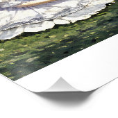 Vrouwen in de tuin - Portret van elegantie Perfect Poster (Hoek)